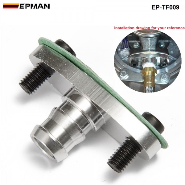 4AN INLINE Oil Inlet Restrictor Fitting 0.035" Garrett GT GTX GT25 to GTX35